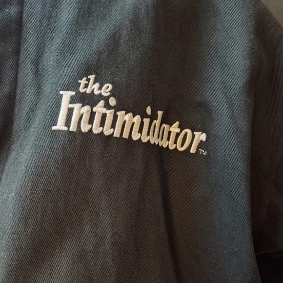 Dale Earnhardt jacket XXL The Intimidator racecar embroidered heavy legend FLAWS - Picture 2 of 11